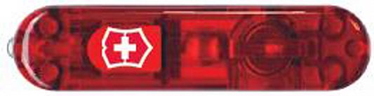 Накладка передняя для ножей VICTORINOX 58 мм полупрозрачная красная C.6200.T1	