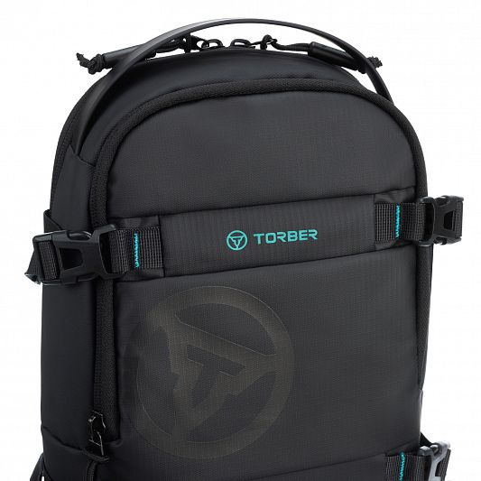 Рюкзак на одно плечо TORBER Xtreme TS1042BL, чёрный 5л 