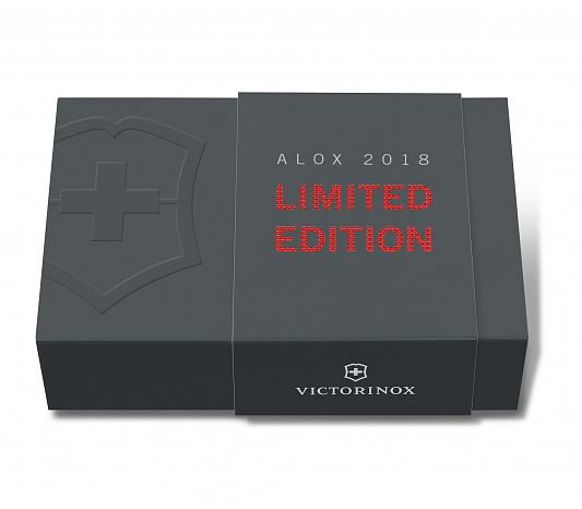 Нож складной VICTORINOX 0.8201.L18 Pioneer Alox Limited Edition 2018 красный