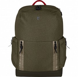 Рюкзак VICTORINOX 602144 Deluxe Laptop Backpack зеленый 21л  + Видеообзор 