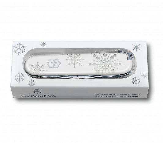 Нож складной Victorinox Explorer White Christmas 2017 1.6703.77
