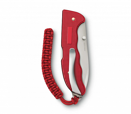 Нож складной VICTORINOX Evoke Alox 0.9415.D20 136 мм, 5 функций, с фиксатором лезвия, красный