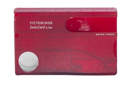 Корпус швейцарской карточки VICTORINOX Lite C.7300.T полупрозрачный красный