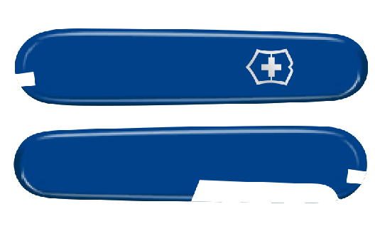 Набор накладок для ножей Victorinox 84 мм C.2602.3 C.2602.4 синие с вырезом