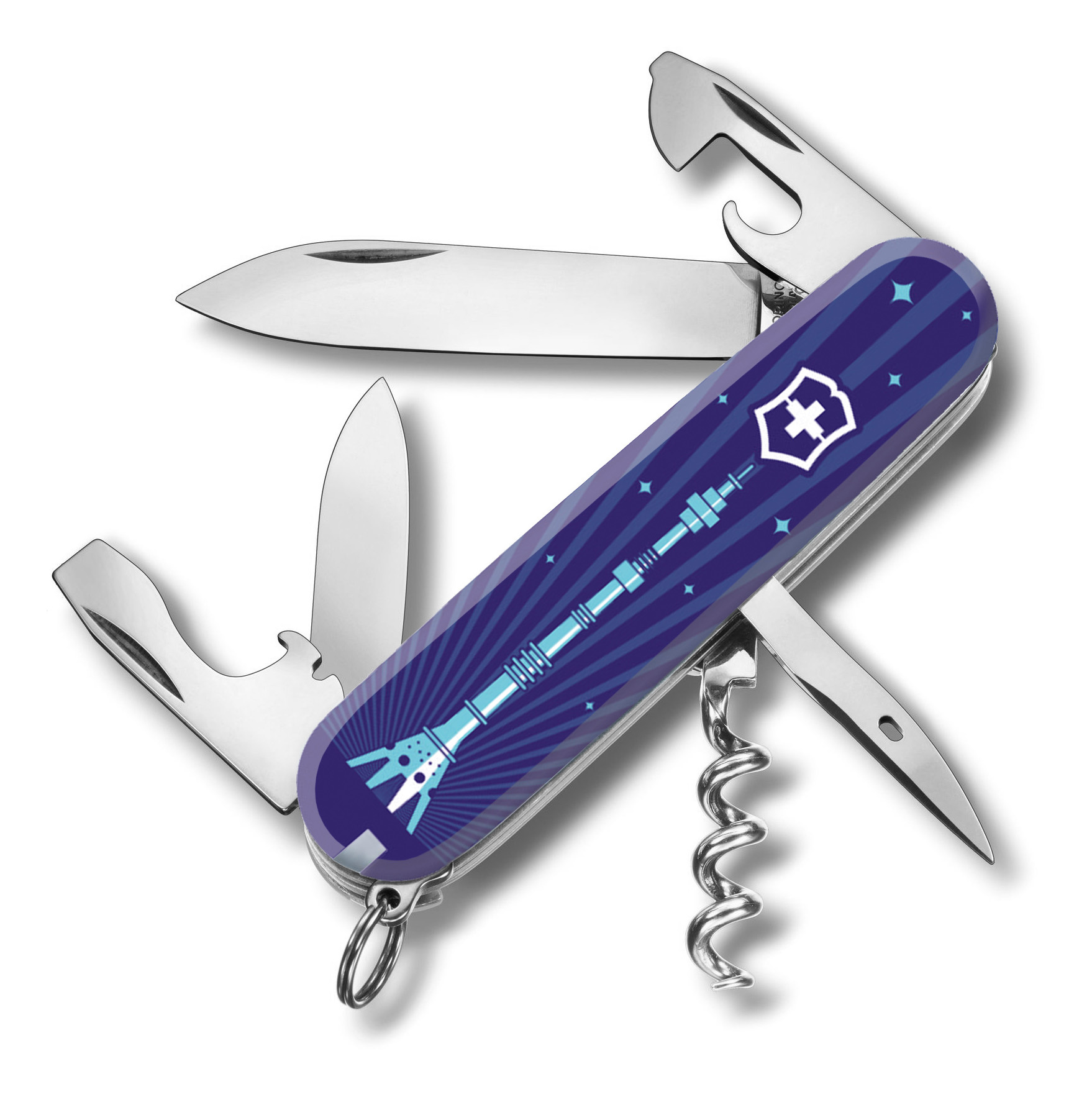 Нож складной Victorinox Spartan Останкинская Телебашня 1.3603.7R2-03  + Видеообзор 