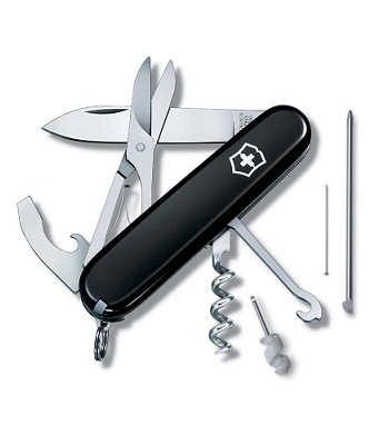 Нож складной Victorinox Compact 1.3405.3 черный