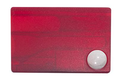Корпус швейцарской карточки VICTORINOX Lite C.7300.T полупрозрачный красный