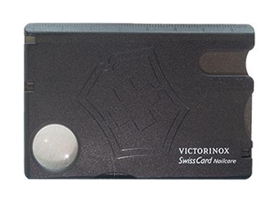 Корпус швейцарской карточки VICTORINOX Nailcare C.7240.T3 полупрозрачный черный