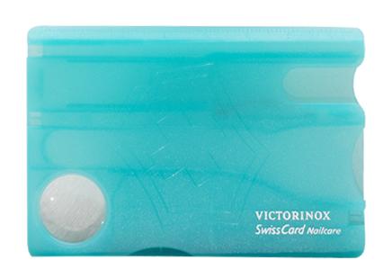 Корпус швейцарской карточки VICTORINOX Nailcare C.7240.T21 полупрозрачный бирюзовый