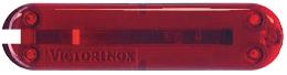 Накладка задняя для ножей VICTORINOX 58 мм красная полупрозрачная C.6200.T4 