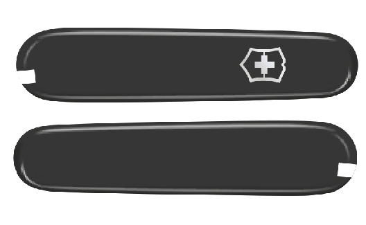 Набор накладок для ножей Victorinox 84 мм C.2603.3 C.2303.4 черные