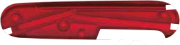 Накладка задняя для ножей VICTORINOX 91 мм C.3700.T4 красная полупрозрачная 