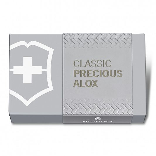 Нож-брелок VICTORINOX Classic SD Precious Alox "Infinite Grey" 0.6221.4031G
