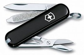 Нож брелок Victorinox Classic SD черный 0.6223.3 