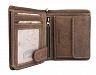 Бумажник KLONDIKE «Wayne Deer», натуральная кожа в светло-коричневом цвете, 10,5 х 12,5 х 2,5 см KD1020-02