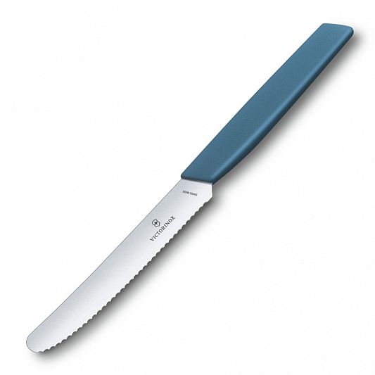 Нож столовый VICTORINOX 6.9006.11W2 Swiss Modern волнистое лезвие 11 см