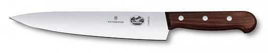 Нож разделочный VICTORINOX Rosewood лезвие 22 см 5.2000.22G