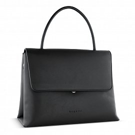 Сумка женская BUGATTI ILVA, черная, полиуретан, 35,5х15х28,5 см 49530201 