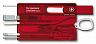 Швейцарская карточка Victorinox SwissCard Classic красная 0.7100.T