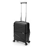 Чемодан TORBER Nevo, чёрный, полипропилен, 40 х 25 х 55 см, 32 л T2207S-Black