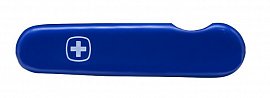 Накладка передняя для ножа Wenger 85мм с крестом синяя PD-023-1 