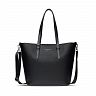 Сумка-шоппер женская BUGATTI Ella, черная, полиуретан, 47,5х12х32 см 493625S01