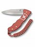 Коллекционный нож VICTORINOX Evoke Alox LE 2025 130 мм, 4 функции, Stone Red 0.9415.L25
