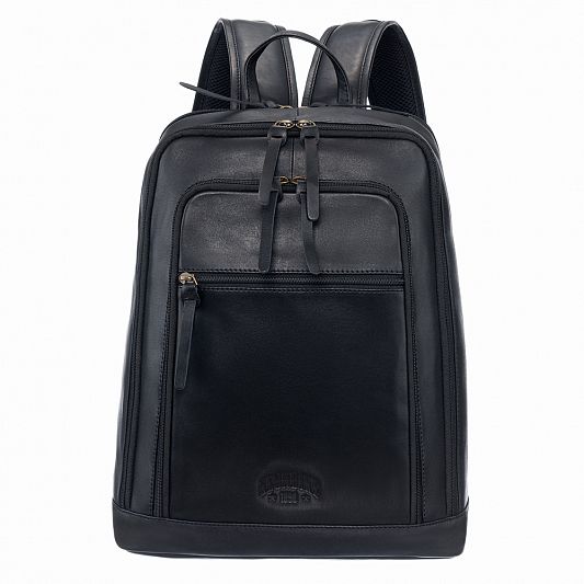 Рюкзак KLONDIKE "URBAN", натуральная кожа, чёрный цвет, 31,5 х 16 х 40,5 см KD1291-01