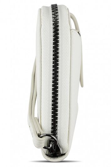 Кошелёк женский BUGATTI Elsa с ключницей, с RFID, белый, воловья кожа/полиэстер, 18,7х3х10,7 см 49462640