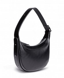 Сумка женская наплечная BUGATTI Amelie, черная, полиуретан, 24х7х18 см 49418001 