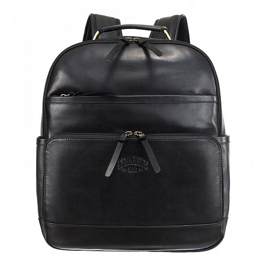Рюкзак KLONDIKE "URBAN", натуральная кожа, чёрный цвет, 34 х 16 х 41 см KD1297-01