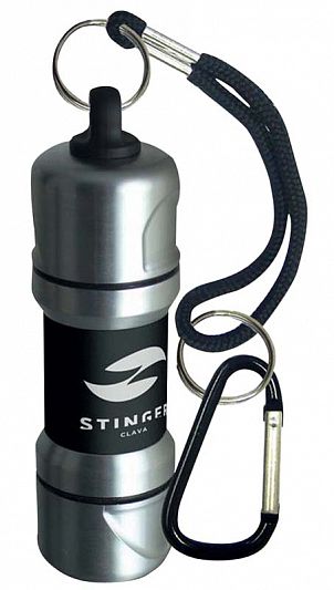 Зажигалка Stinger газовая CLAVA STL-382-CS серебристая