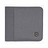 Бумажник VICTORINOX Travel Essentials Bi-Fold Wallet, с защитой от сканирования RFID, серый, полиэстер, 11x2x10 см 653364