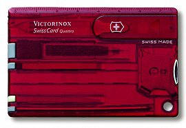 Швейцарская карточка VICTORINOX SwissCard Quattro 0.7200.T 14 функций 