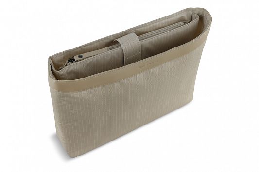 Бизнес-сумка женская наплечная BUGATTI Luna, бежевая, полиуретан, 40,5 x 14 x 30,5 см 49586150