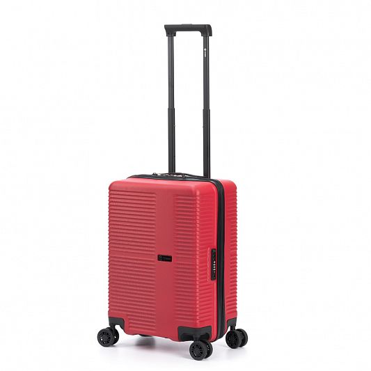 Чемодан TORBER Elton, красный, ABS-пластик, 38 х 22 х 54 см, 35 л T2056S-Red