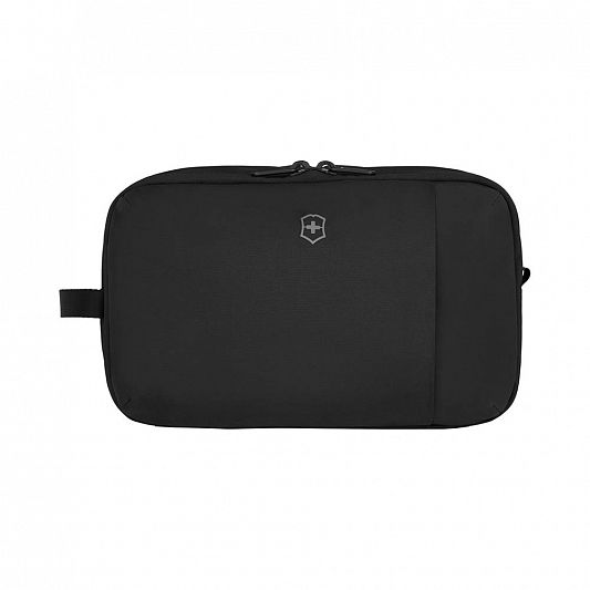 Несессер VICTORINOX Travel Essentials Toiletry Bag, чёрный, полиэстер, 27x14x16 см 653373
