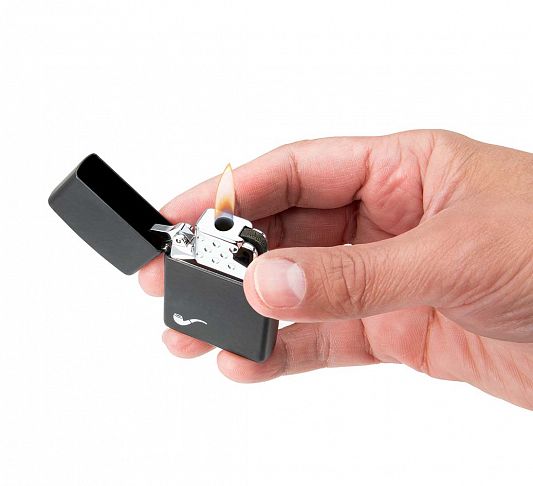 Газовый вставной блок для широкой зажигалки Zippo, одинарное жёлтое пламя, нержавеющая сталь 65807