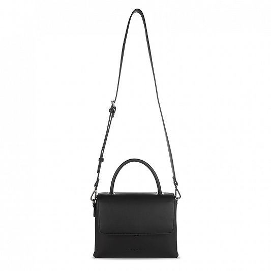 Сумка женская BUGATTI ILVA, черная, полиуретан, 23х9х18,5 см 49530001