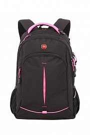 Школьный рюкзак SwissGear SA 3165208408 черный/розовый 22 л  + Видеообзор 