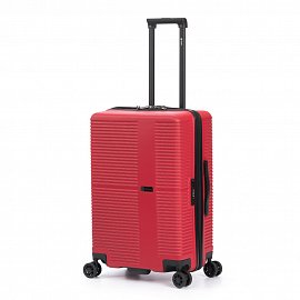 Чемодан TORBER Elton, красный, ABS-пластик, 41 х 28 х 68 см, 64 л T2056M-Red 