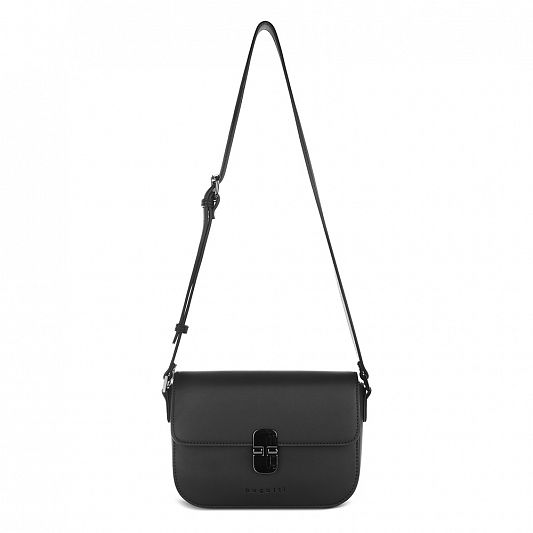 Сумка женская BUGATTI NELA, черная, полиуретан, 22х8х15,5 см 49384801