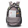 Школьный рюкзак TORBER CLASS X T5220-BLK-GRE, черно-серый с рисунком "Скейтбордисты", 17 л