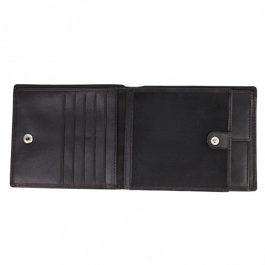 Бумажник KLONDIKE 1896 Claim KD1106-01 натуральная кожа черный