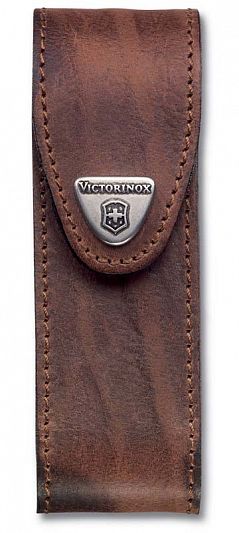 Чехол для ножей VICTORINOX 111 мм 4-6 уровней коричневый кожаный 4.0548