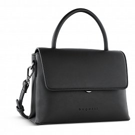 Сумка женская BUGATTI ILVA, черная, полиуретан, 23х9х18,5 см 49530001 