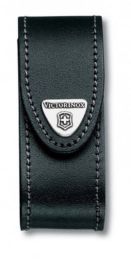 Чехол для ножей Victorinox 91 мм кожаный черный 4.0520.3