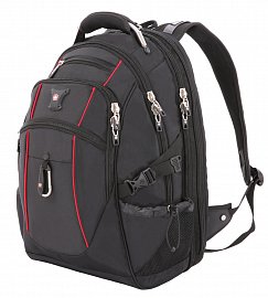 Рюкзак SwissGear Scansmart III SA 6677202408 черный/красный 38 л  + Видеообзор 