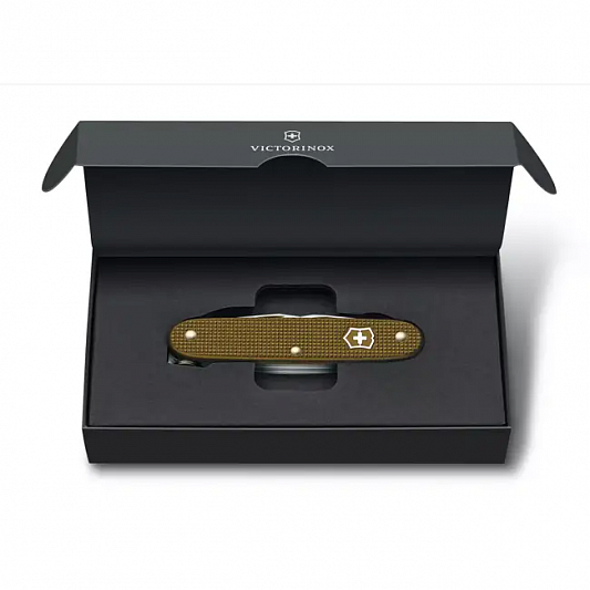 Коллекционный нож VICTORINOX Pioneer X Alox LE 2024, 93 мм, коричневый 0.8231.L24
