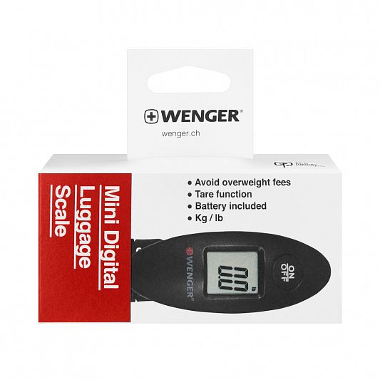 Мини-весы для багажа WENGER 611883 электронные, АБС-пластик, до 40 кг